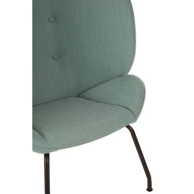 Kolding Green Fabric Accent Chair