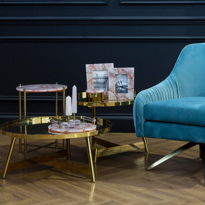 Vita Pink Quartz Side Table