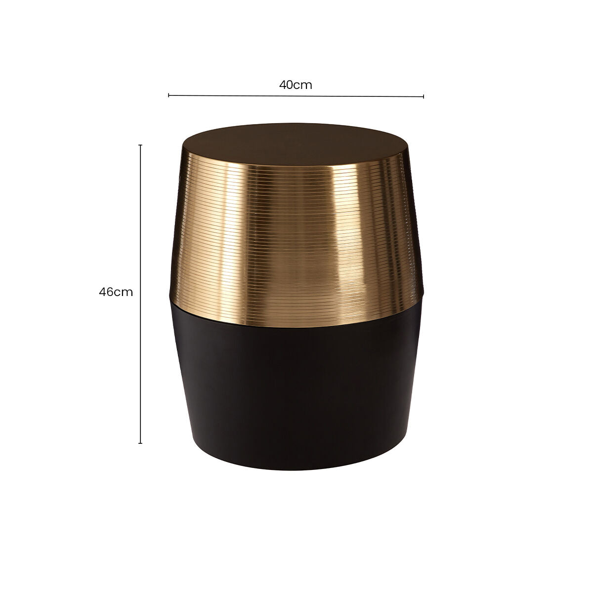 Margot Black And Copper Side Table