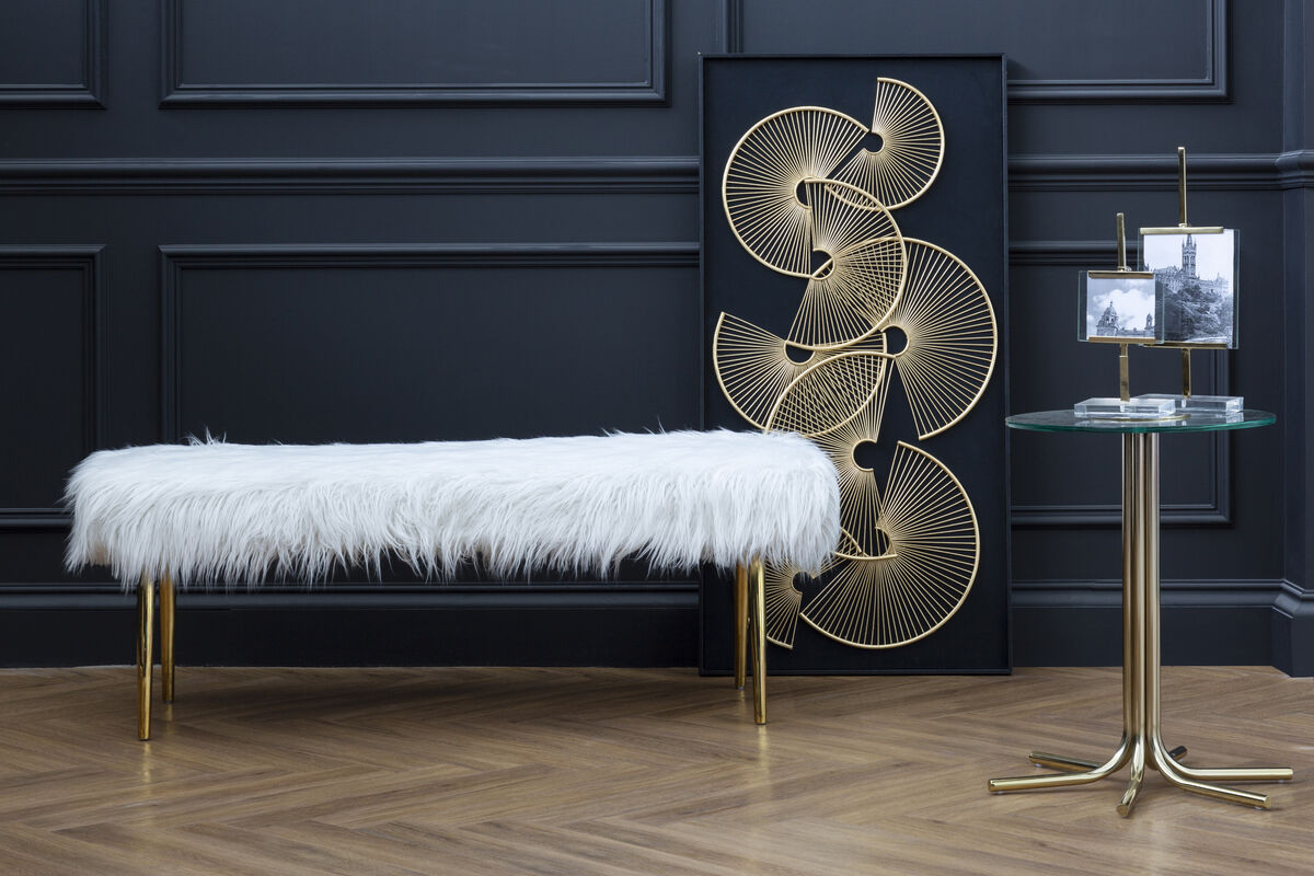 Miley Side Table With Glass Top
