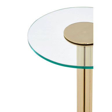 Miley Side Table With Glass Top