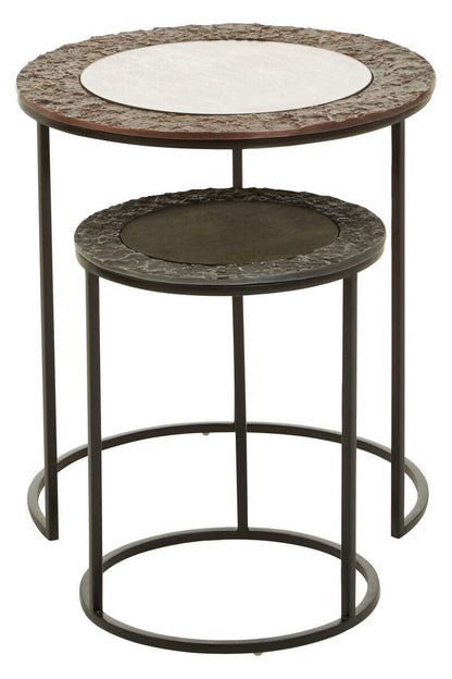 Akola Set Of 2 Round Nesting Tables