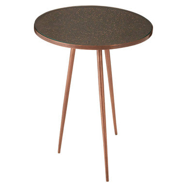 Akola Copper Finish Side Table