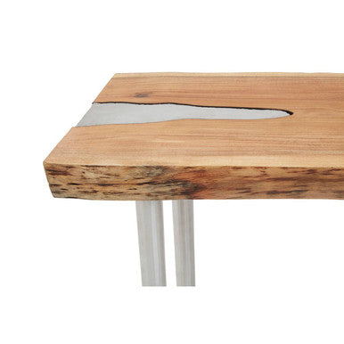 Almora Natural Acacia Wood Console Table