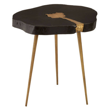 Asamra Black Side Table