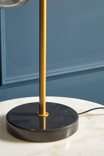 Avantis Set Of 2 Marble Top Round Side Tables