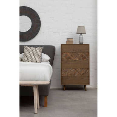 Salvar Wooden Chest of 5 Drawers