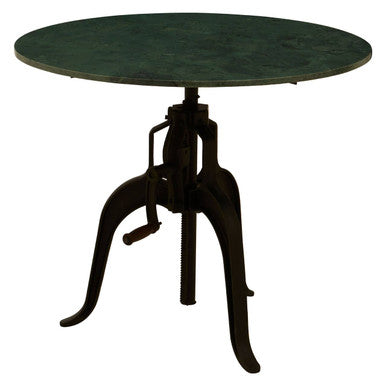 Vasco Small Bar Table with Green Marble Top
