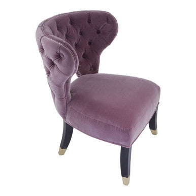 Villi Lilac Velvet Accent Chair