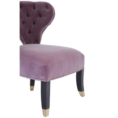 Villi Lilac Velvet Accent Chair