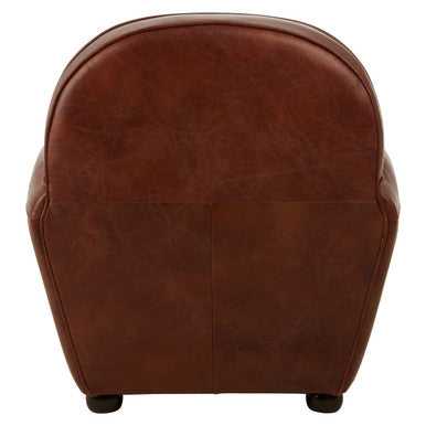 Victor Brown Leather Classic Armchair