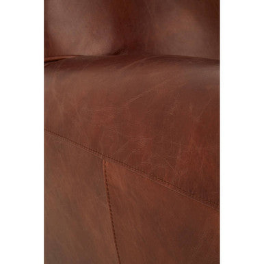 Victor Brown Leather Classic Armchair