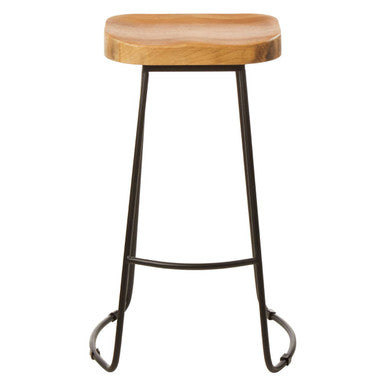 Lyon Oak Wood Bar Stool