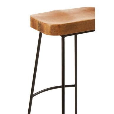 Lyon Oak Wood Bar Stool