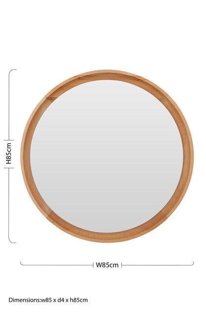 Kensington Townhouse Round Wall Mirror