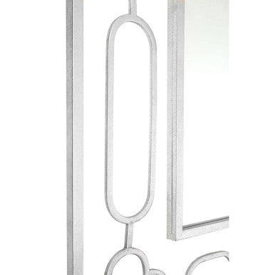 Merlin Silver Leaf Wall Mirror