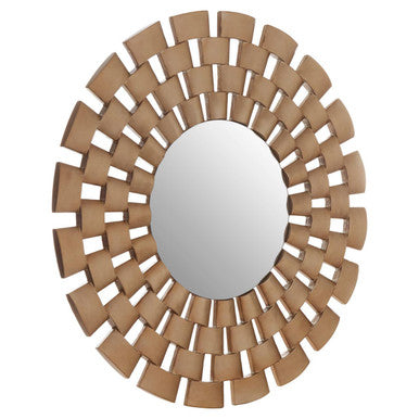 Geela Round Antique Silver Finish Wall Mirror