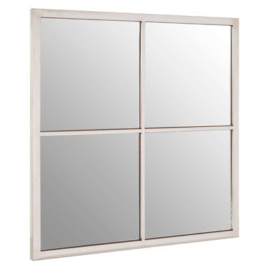 Descrates Square Window Pane Wall Mirror