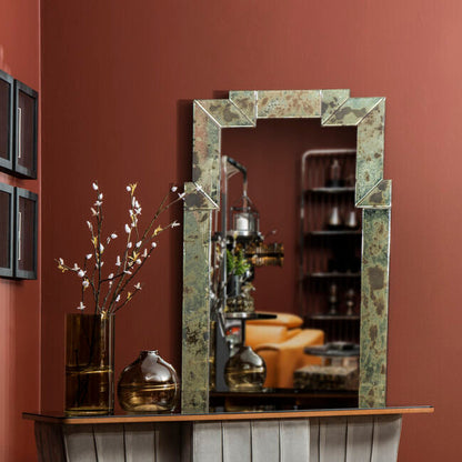 Rectangular and Cut Out Frame Wall Mirror | Riza