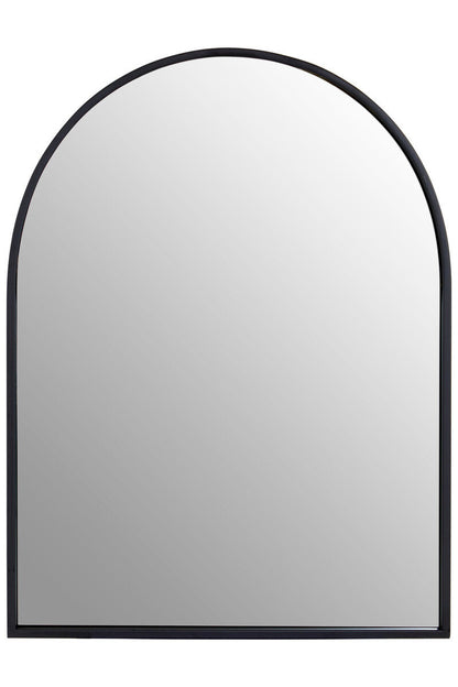 Trento Black Frame Arch Wall Mirror
