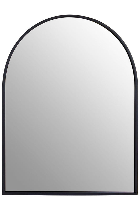 Trento Black Frame Arch Wall Mirror