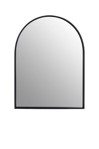 Trento Black Frame Arch Wall Mirror