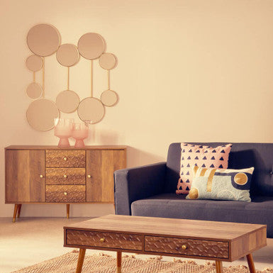 Trento Wall Mirror with Gold Finish Frame