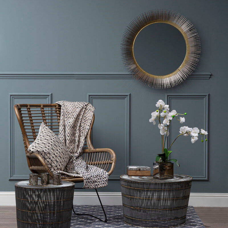 Templar Brass Finish Wall Mirror
