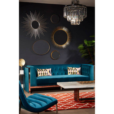 Templar Brass Finish Wall Mirror