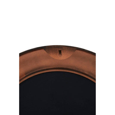 Akola Copper Finish Round Wall Mirror