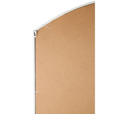 Claren Matt White Window Pane Wall Mirror