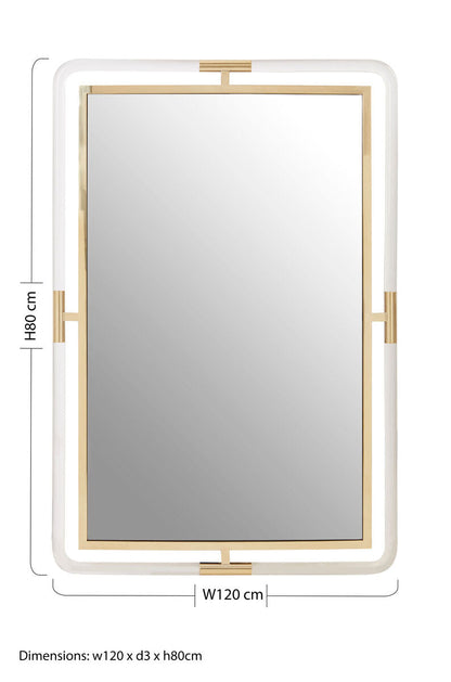 Remo Dual Lined Wall Mirror