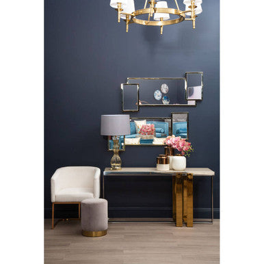 Oria Gold Frame Wall Mirror