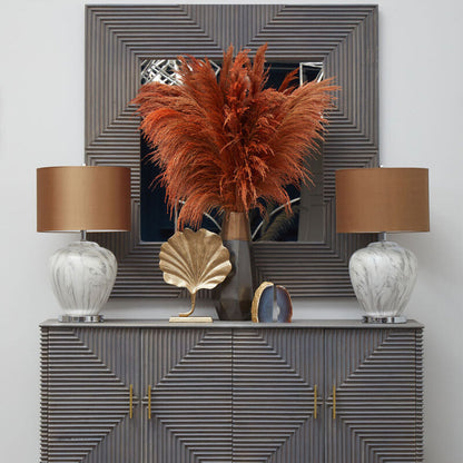 Suar Grey Wash Mango Wood Wall Mirror