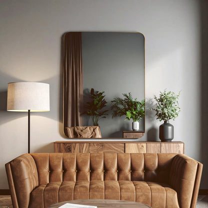 Gold Wall Mirror | Ella