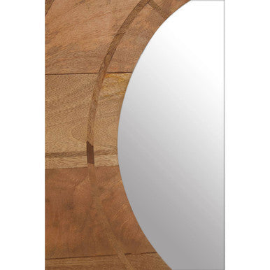 Sona Mango Wood Square Wall Mirror