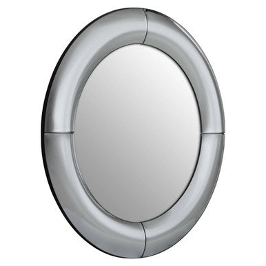 Josie Silver Round Wall Mirror