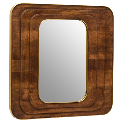 Sangar Mango Wood Carved Wall Mirror