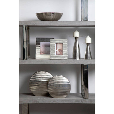 Kensington Townhouse Small Silver Candle Holder
