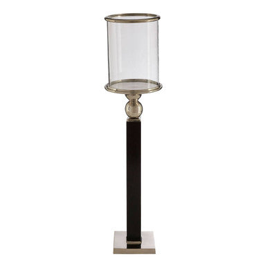 Kensington Townhouse Large Black Candle Holder