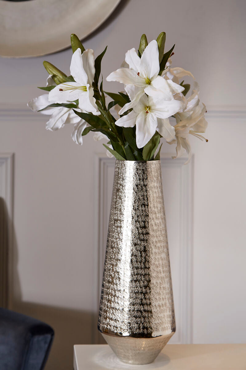 Kensington Townhouse Safia Silver Large Vase