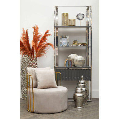 Kensington Townhouse Large Ceramic Silver Jar