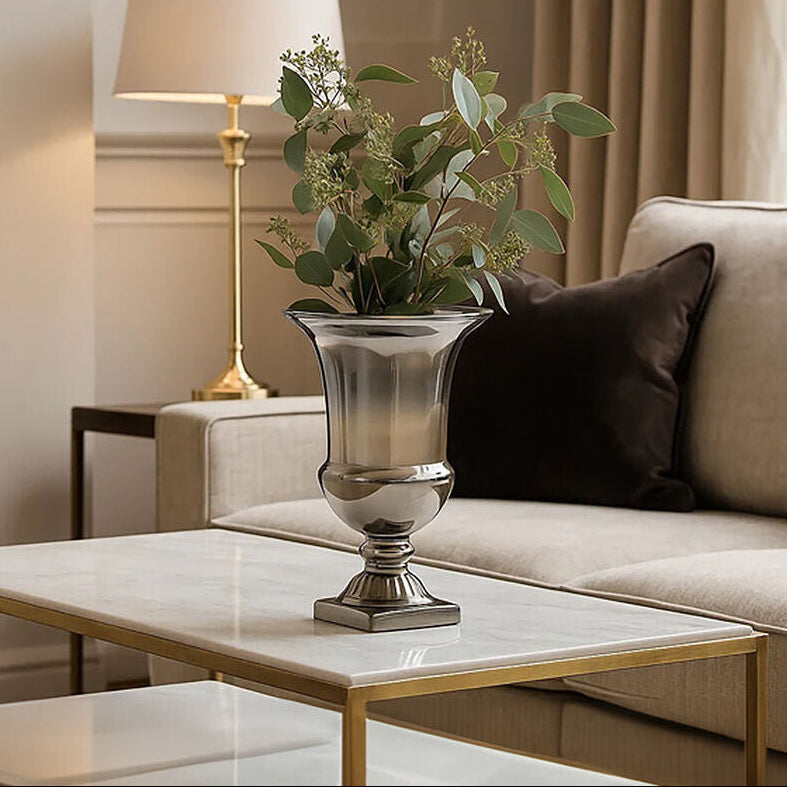 Alexa Ombre Fluted Small Glass Vase