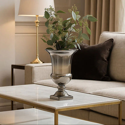 Alexa Ombre Fluted Small Glass Vase
