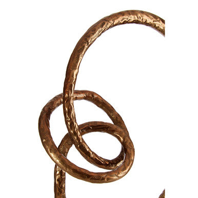 Nexus Round Rough Bronze Sculpture