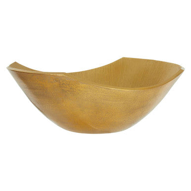 Estrella Large Gold Finish Bowl