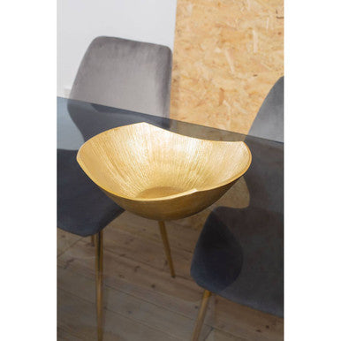 Estrella Large Gold Finish Bowl