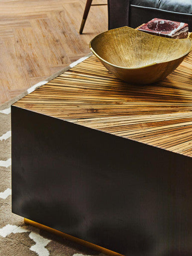 Estrella Large Gold Finish Bowl