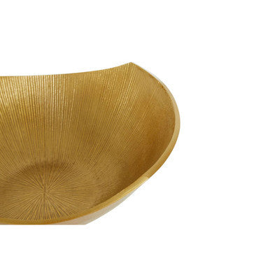 Estrella Large Gold Finish Bowl