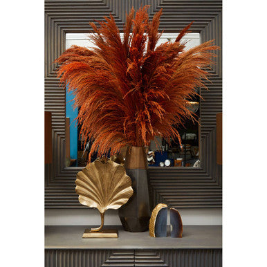 Gold Finish Ginkgo Leaf Sculpture | Prato